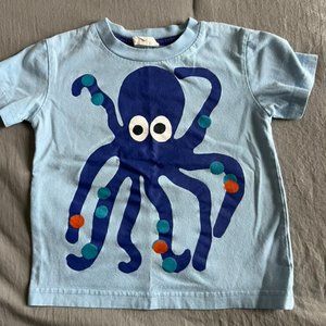 Mini Boden 2-3Y Blue Octopus Tshirt